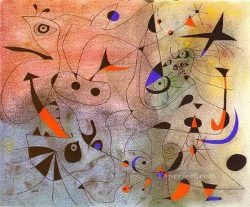 Abstracto famoso Painting - Constelación La Estrella De La Mañana Dadaísmo